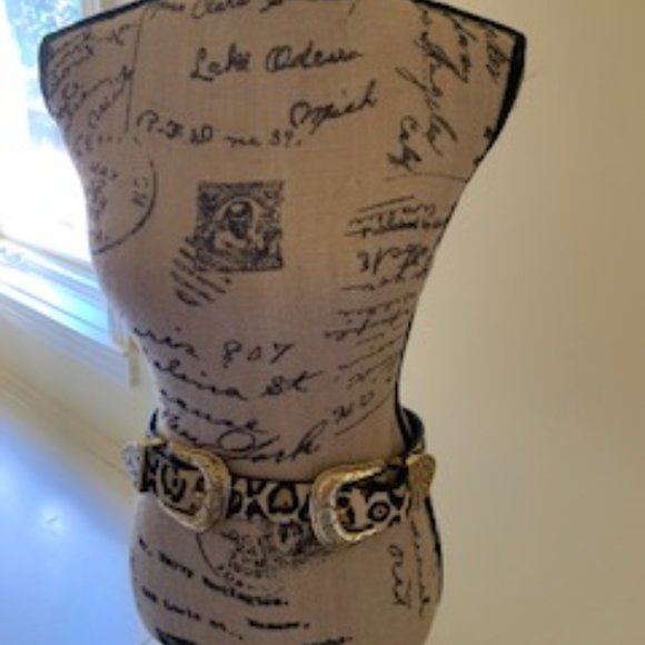 Below the Belt Leopard Print Double Buckle. 36’unbuckled, 33’ long buckled new. - Picture 2 of 6